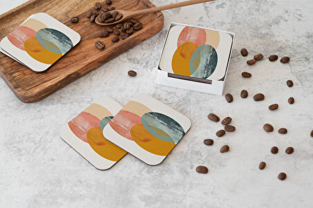 Dekoratif Bardak Altlığı Circle Design 484