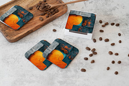 Dekoratif Bardak Altlığı Circle Design 491