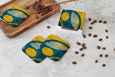 Dekoratif Bardak Altlığı Circle Design 498