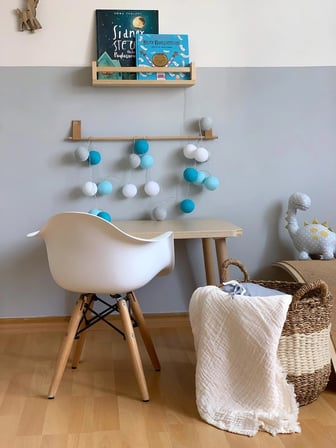  Sky Blue Işıklı Top Aydınlatma