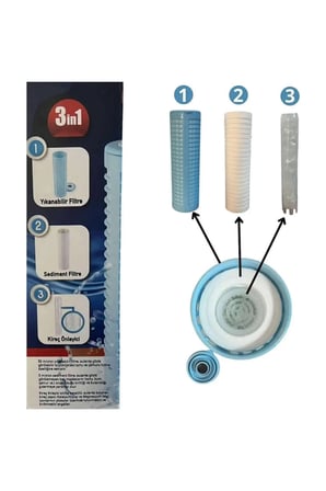 3ü Bir Arada (YIKANIR-SEDİMENT-SİLİFOZ) Filtresi