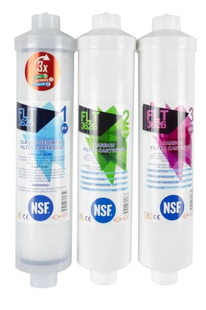 NSF Onaylı Su Arıtma Filtresi 8'lı Roby Membranlı 80 GPD