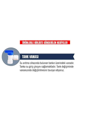 Su Arıtma Cihazı 12 LT Paslanmaz Çelik Tank - Tank Vanası Hediyeli