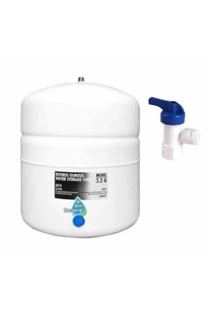 Su Arıtma Cihazı Tankı Metal 12 Litre 3.2 Galon Tank