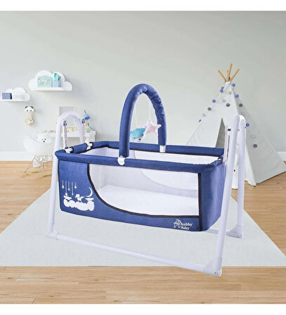 babydoor Nuve Sepet Beşik Anne Yanı Portatif Beşik Sallanır Bebek Beşiği