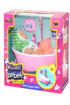 Toys 2605 Sesli ve Pilli Küvette Duş Yapan Bebek