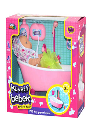 Toys 2605 Sesli ve Pilli Küvette Duş Yapan Bebek