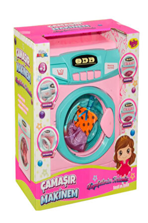 Toys 2608 Sesli Işıklı Ve Pilli Büyük Çamaşır Makinesi