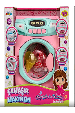 Toys 2608 Sesli Işıklı Ve Pilli Büyük Çamaşır Makinesi