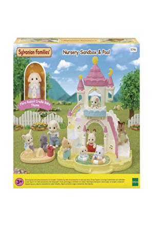 Toys 5746 Sylvanian Families Kum ve Su Havuzlu Kaydıraklı Şato