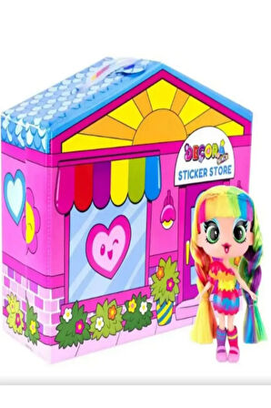 Toys CEP/D1009 Decora Bebeğin Taşınabilir Çıkartma Mağazası Oyun Seti