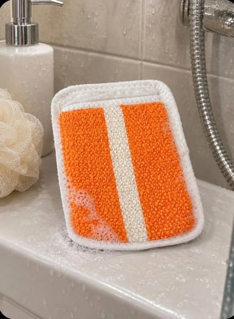 Ele Geçmeli Banyo Lifi Duş Süngeri Vücut Temizleme ve Peeling Lifi