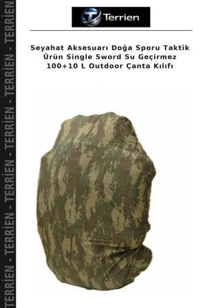 Seyahat Aksesuarı Doğa Sporu Taktik Ürün Single Sword Su Geçirmez 100+10 L Outdoor Çanta Kılıfı