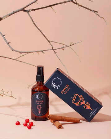 BACH FLOWERS POWER Body Spray, Herlindes Flower Power