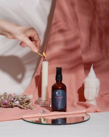 BACH FLOWERS COURAGE Body Spray, Herlindes Flower Power