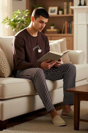Kadın Bisiklet Yaka Uzun Kollu Regular Kalıp Sweatshirt ve Boru Paça Pantolon Takımı