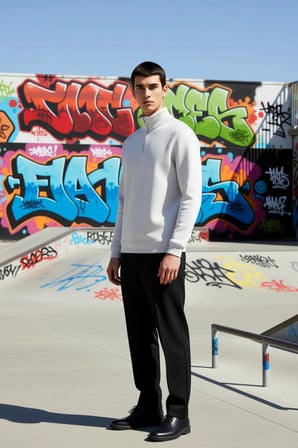 Erkek Dik Yaka Fermuarlı Standart Kol Regular Kalıp Sweatshirt Fonksiyonel Dayanıklı Rahat