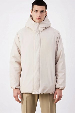 Erkek Kapüşonlu Reglan Kol Oversize Fit Mont Fonksiyonel Dayanıklı Kaliteli Konforlu Rahat