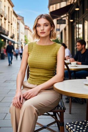 Kadın Bluz Fitted Düz Desen Kayık Yaka Kolsuz Büzgülü Drape Detaylı Gofre Dokulu Örme Crop