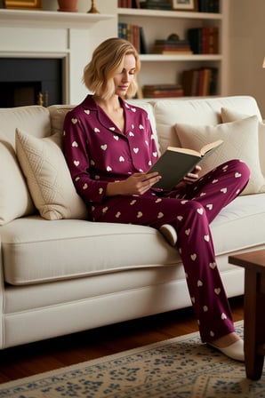Kadın Gömlek Yaka Standart Kol Regular Kalıp Pijama Takımı Fonksiyonel Kaliteli %100 Pamuk