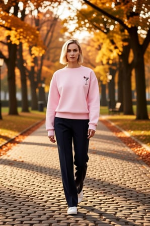 Kadın Bisiklet Yaka Düşük Kol Nakışlı Regular Kalıp Örme Sweatshirt Fonksiyonel Dayanıklı Şık