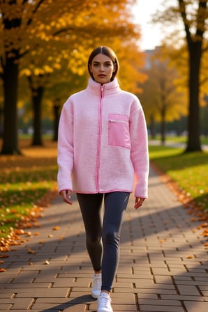 Kadın Dik Yaka Düşük Kol Tam Fermuarlı Peluş Sweatshirt Fonksiyonel Dayanıklı Kaliteli Şık