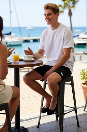 Erkek Büyük Beden Şort Regular Kesim Normal Bel Örme Kumaş Kısa Boy Etiket Aplikeli Düz Paça