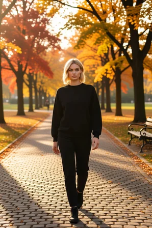 Kadın Bisiklet Yaka Reglan Kol Düz Örme Sweatshirt Fonksiyonel Dayanıklı Kaliteli Konforlu