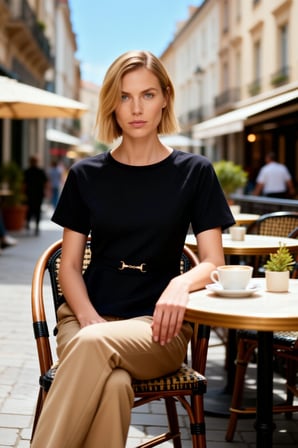 Kadın Bluz Peplum Kalıp Bisiklet Yaka Reglan Kol Kısa İnterlok Örme Düz Desen Astarsız Regular Boy