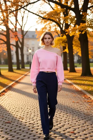 Kadın Asimetrik Yaka Düşük Kol Regular Kalıp Örme Sweatshirt Fonksiyonel Dayanıklı Estetik
