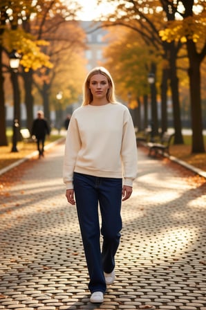 Kadın Bisiklet Yaka Düşük Kol Regular Kalıp Örme Sweatshirt Fonksiyonel Dayanıklı Kaliteli