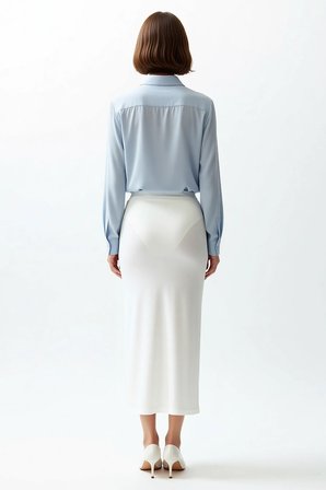 Kadın Asimetrik Sarong Maxi Etek Plaj Giyimi Dokuma Kumaş Yüksek Bel Rahat Kesim Günlük Modern Şık