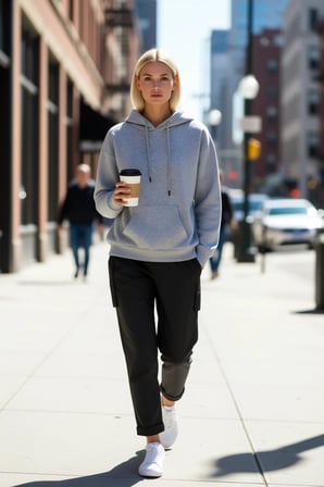 Kadın Kapüşonlu Düşük Kol Oversize Sweatshirt Fonksiyonel Dayanıklı Kaliteli Konforlu Spor