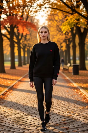 Kadın Bisiklet Yaka Düşük Kol Nakışlı Örme Sweatshirt Fonksiyonel Dayanıklı Kaliteli Rahat