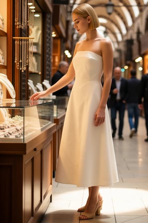 Kadın Straplez Poplin Maxi Elbise %100 Pamuk A-Line Kesim Kolsuz Astarlı Yazlık Dokuma Günlük Rahat