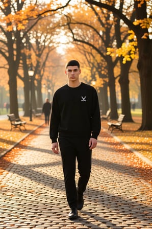 Erkek Bisiklet Yaka Düşük Kol Uzun Kol Sweatshirt Fonksiyonel Dayanıklı Kaliteli Konforlu Şık