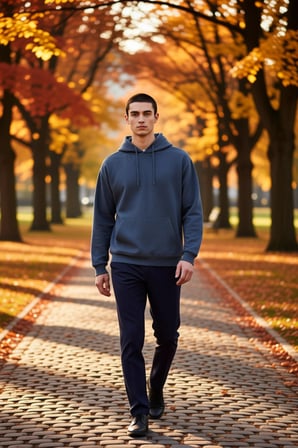 Erkek Kapüşonlu Düşük Kol Uzun Kollu Oversize Kalıp Sweatshirt Fonksiyonel Dayanıklı Rahat