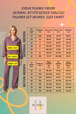 Kadın Gömlek Yaka Standart Kol Regular Kalıp Pijama Takımı Fonksiyonel Spor
