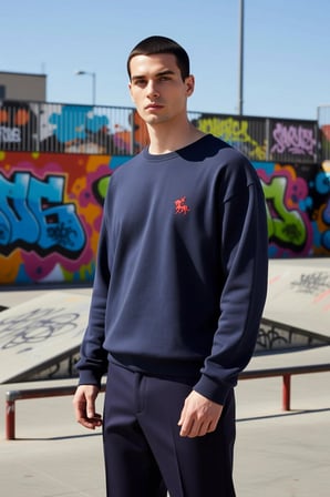 Erkek Bisiklet Yaka Düşük Kol Uzun Kol Sweatshirt Fonksiyonel Dayanıklı Kaliteli Konforlu Şık