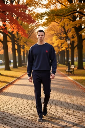 Erkek Bisiklet Yaka Düşük Kol Uzun Kol Sweatshirt Fonksiyonel Dayanıklı Kaliteli Konforlu Şık