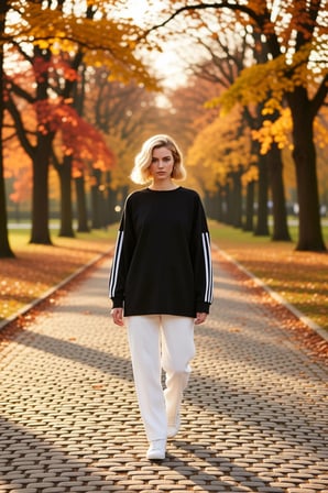 Kadın Bisiklet Yaka Düşük Kol Uzun Kollu Geniş Kalıp Sweatshirt Fonksiyonel Dayanıklı Spor