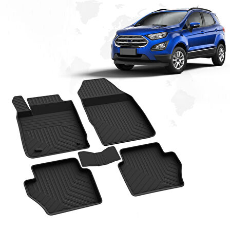 Ford EcoSport 4D Havuzlu Paspas 2018 Üzeri A+Kalite
