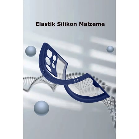 Samsung Galaxy S23 Ultra Kılıf Platin Silikon - Kırmızı iegxx