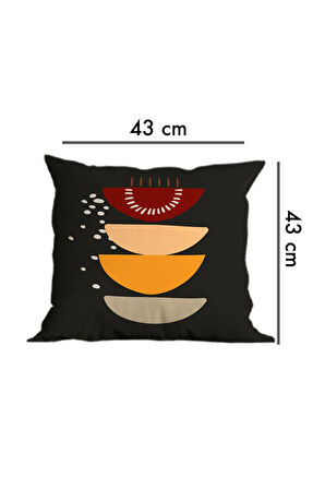 6'lı Modern Tasarım Çift Tarafı Dijital Baskılı, Dekoratif, Koltuk Yastık Kılıfı, Kırlent Kılıfı Seti