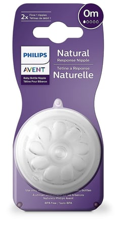 ent Natural Response 2'li Biberon Emziği, 1 Numara, 0 Ay+