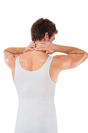 Erkek Korseli Beyaz Atlet 6200