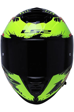 Storm 2 Drop Full Face  Motosiklet Kaskı Siyah Camlı