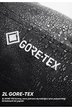 VERTICAL GORE-TEX 4MEVSİM MOTOSİKLET MONTU KOYU GRİ