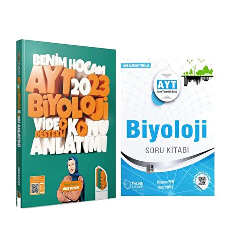 Benim Hocam 2023 AYT Biyoloji Konu ve Palme Soru Bankası Seti 2 Kitap