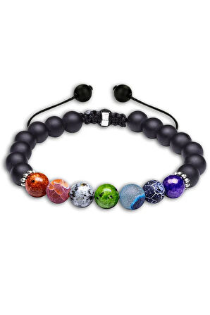 Bereket Para Şans Bilekliği Sertifikalı Doğal Akik Jasper Yeşim Ametist Jade Taşı Bileklik